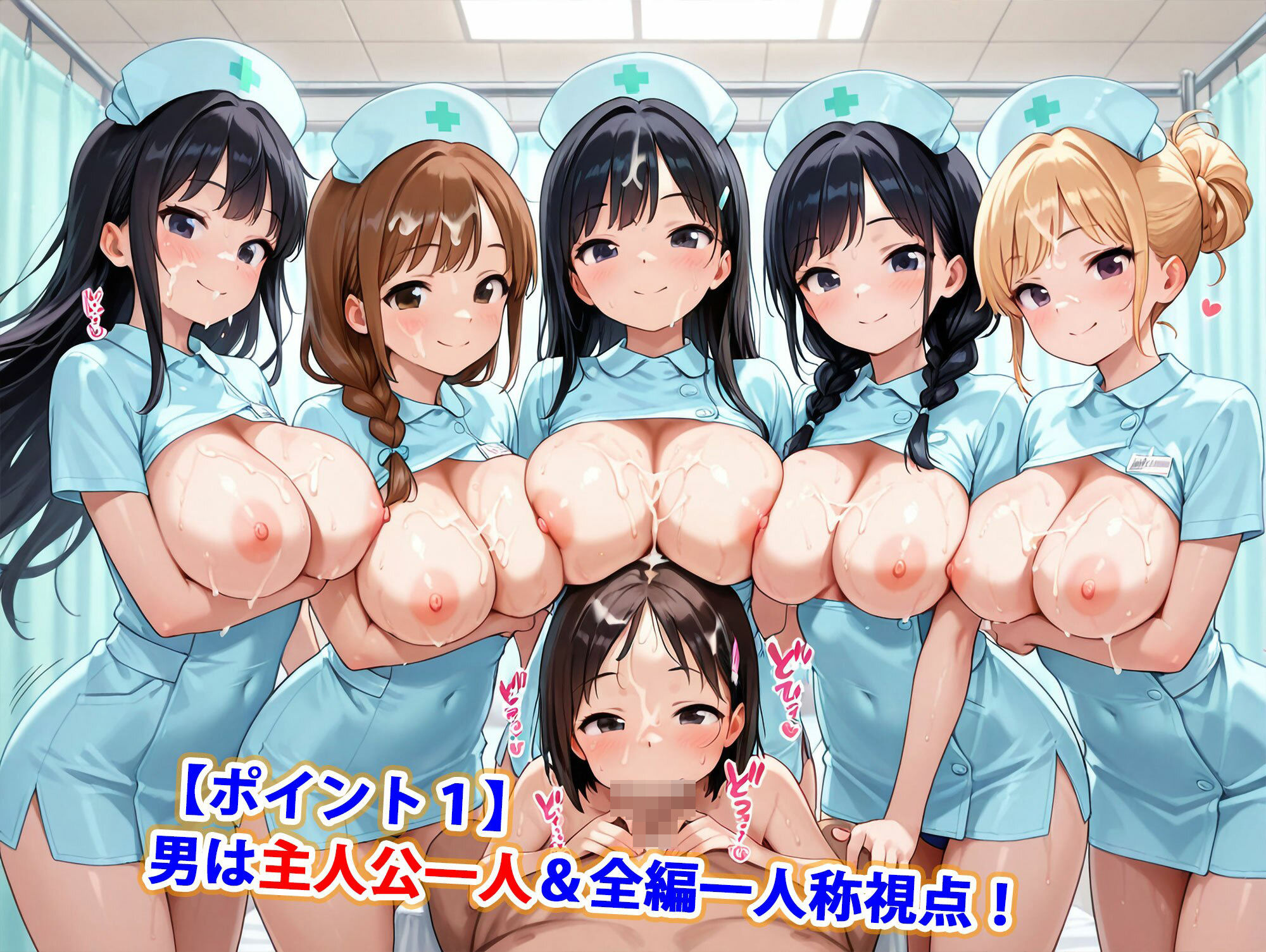 サンプル画像2:真巨乳ハーレム学園ご奉仕献身ナース専科(巨乳ハーレム学園の日常) [d_527482]