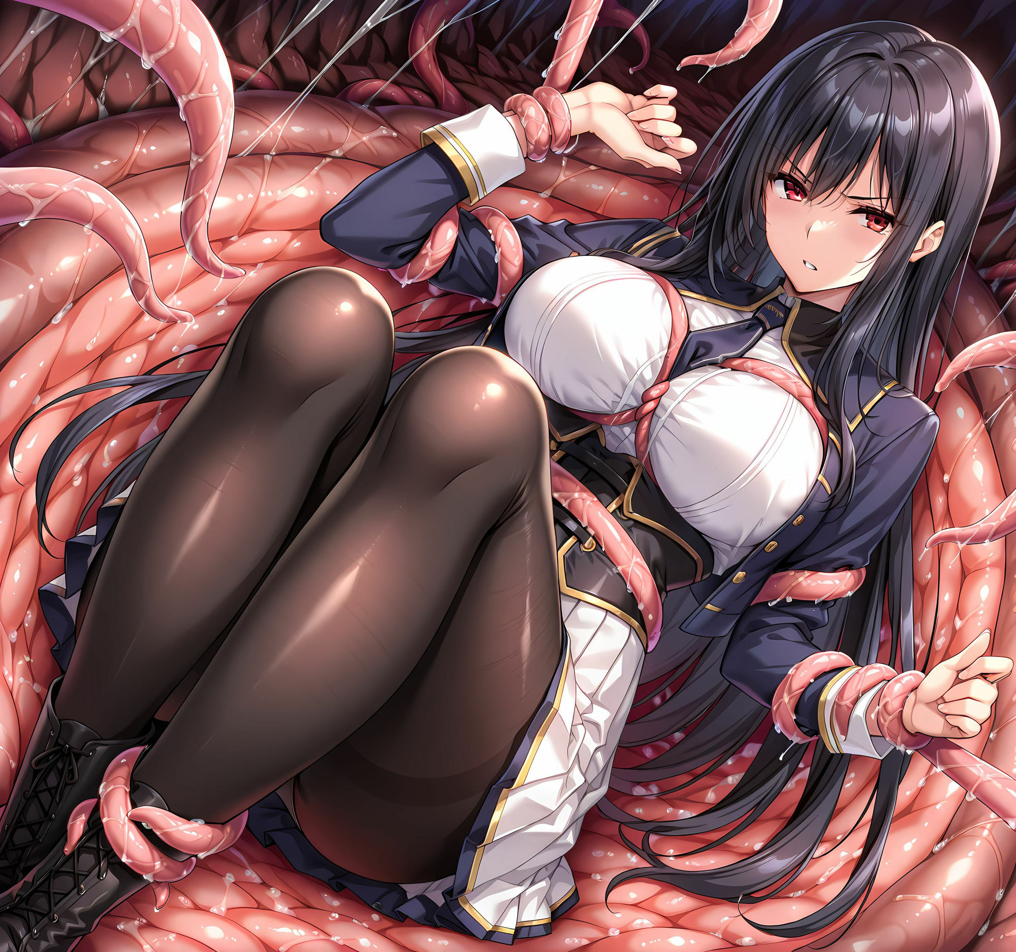 サンプル画像3:クレア丸呑み洗脳悪堕ち〜魔女転生〜(ochiruevil) [d_527485]