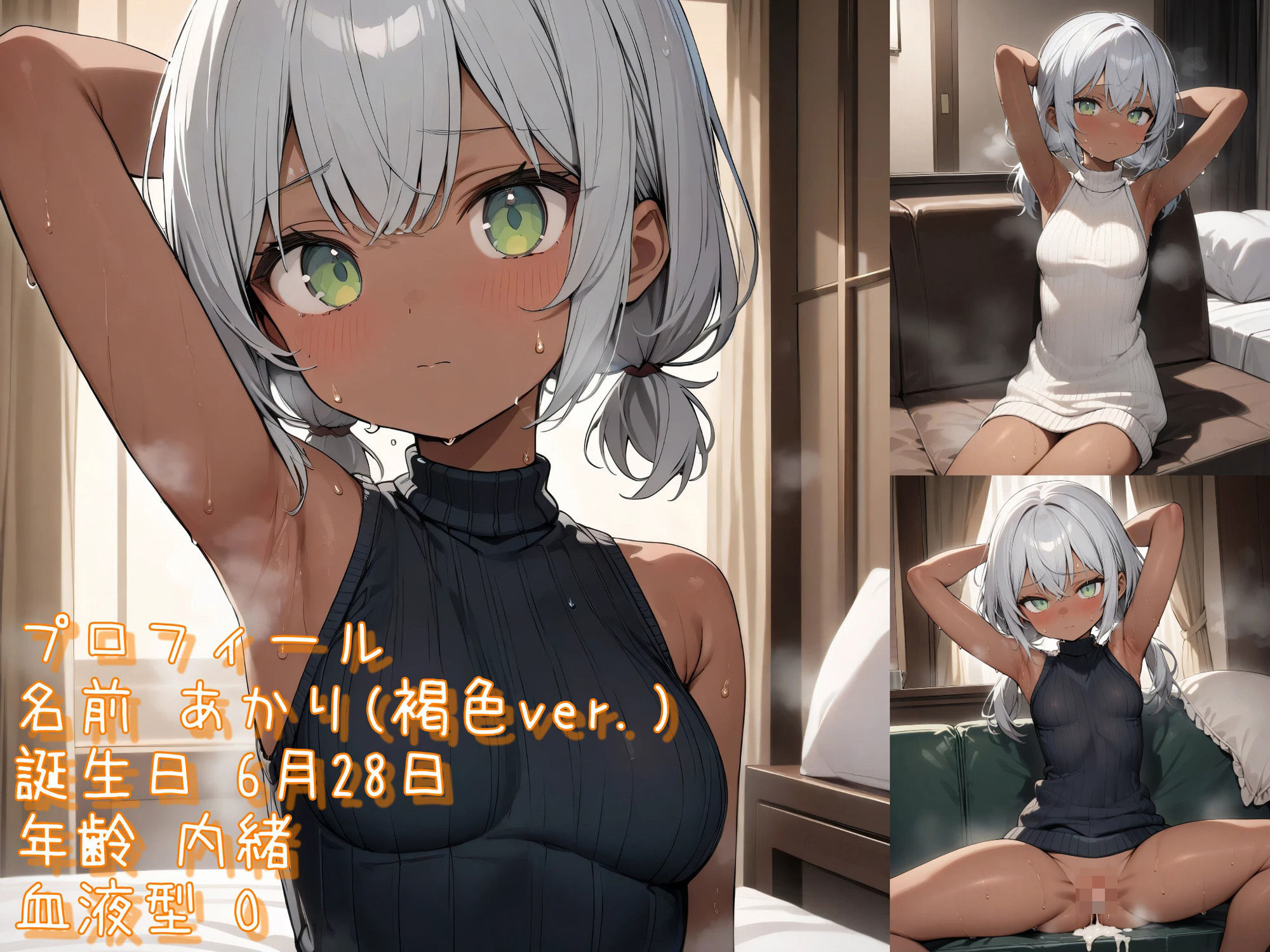 AVで腋を見せているシーンを集めました vol.3 ノースリーブニット編