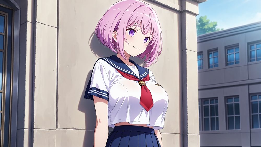 サンプル画像2:ショート＆ボブの巨乳水泳部員を新任コーチが調教交尾【4K】【FANZA専売】(ニート印刷所) [d_527560]