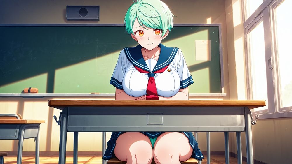 サンプル画像5:ショート＆ボブの巨乳水泳部員を新任コーチが調教交尾【4K】【FANZA専売】(ニート印刷所) [d_527560]