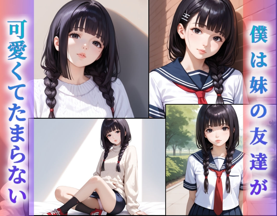 サンプル画像1:妹の友達が可愛すぎて 〜処女を奪った僕〜(欲望シュミレーション) [d_527567]