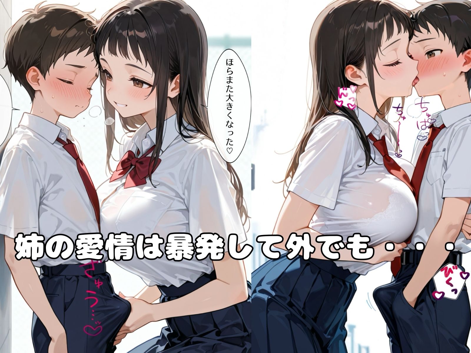 サンプル画像4:デカくてHな姉ちゃんに溺愛される僕(チョコラッテ) [d_527661]