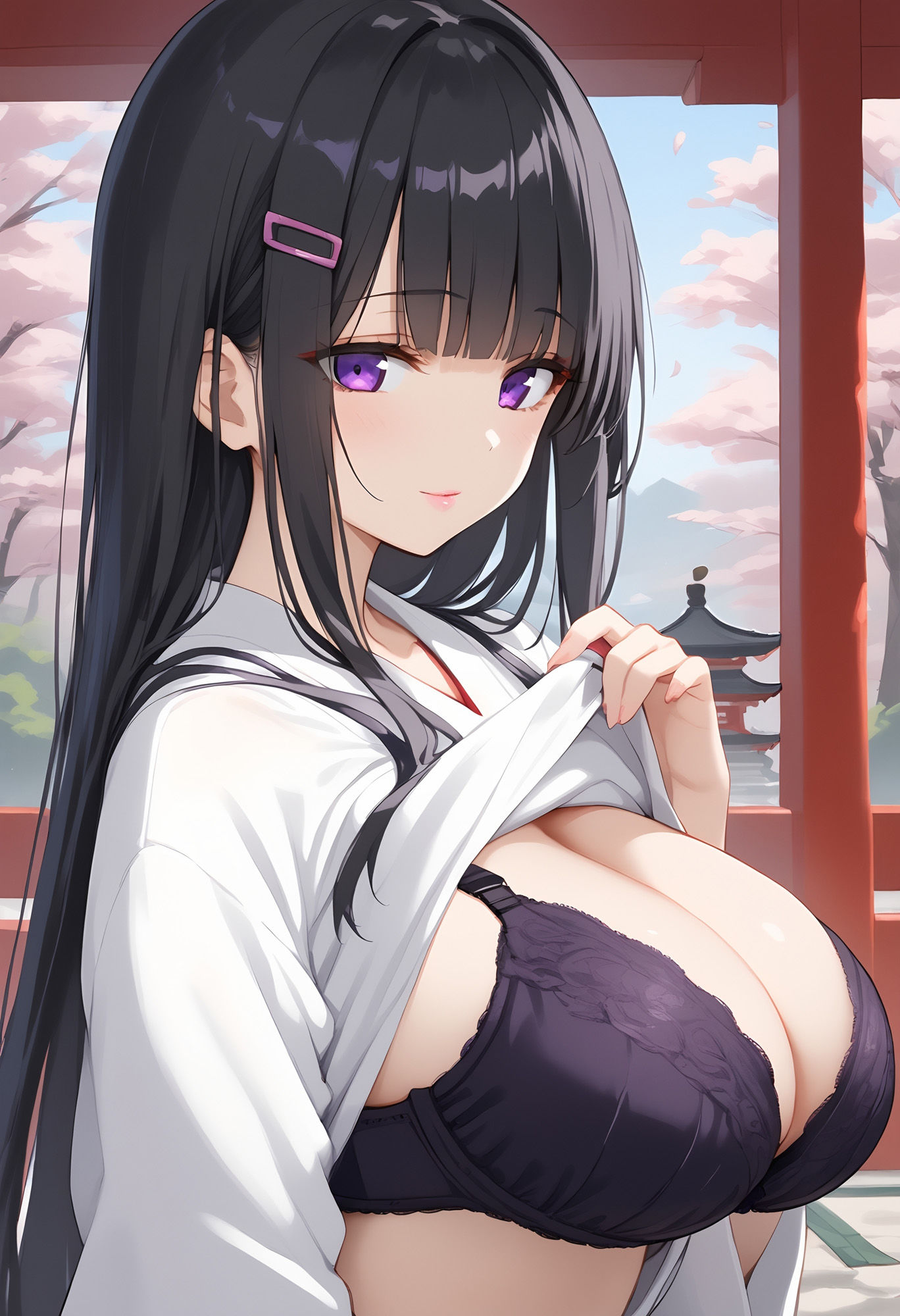 サンプル画像1:見られたい巫女〜私のドМ心〜(いろうさぎ) [d_527686]