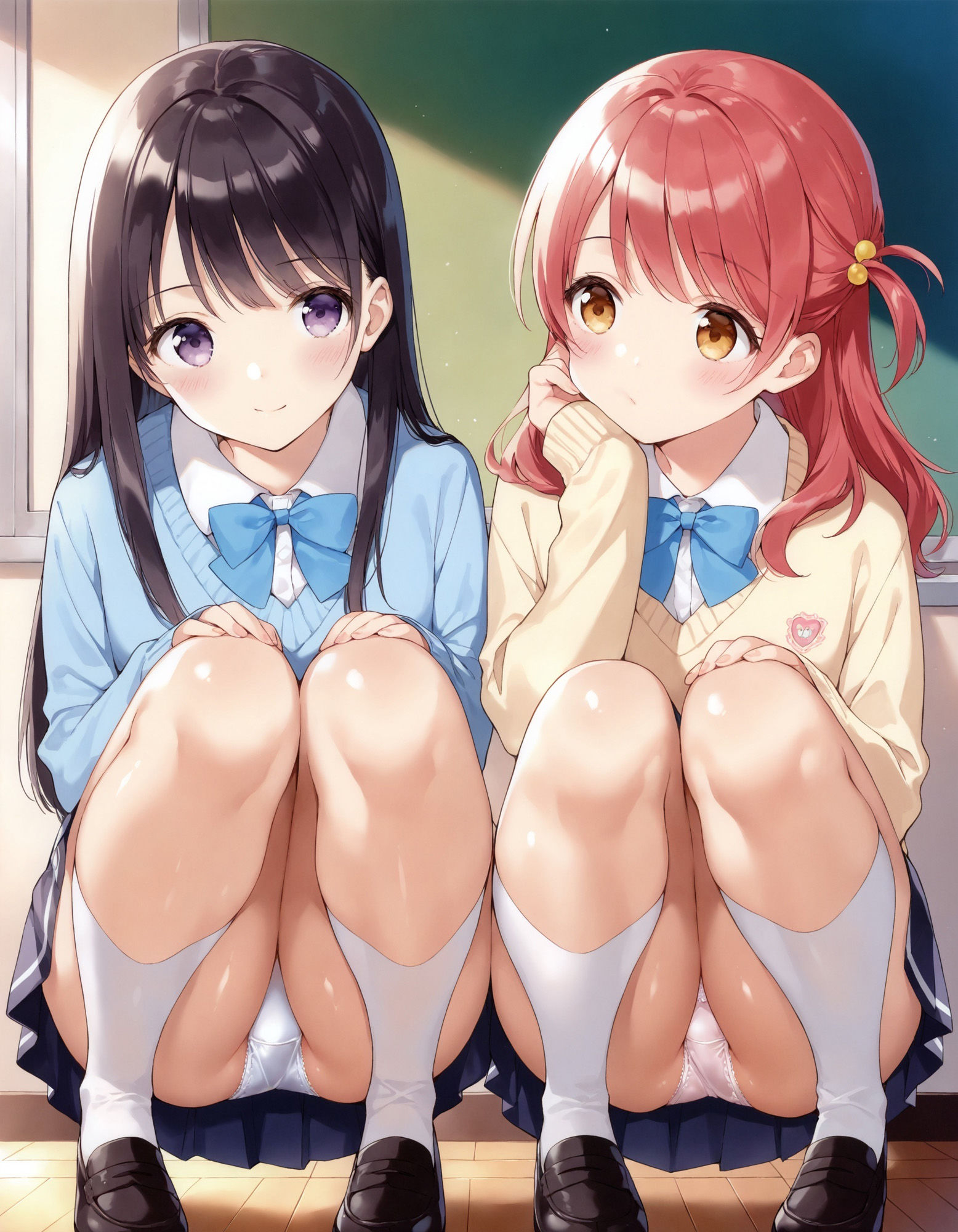 サンプル画像3:制服女子のしゃがみパンチラ2(D.P.H.) [d_527701]