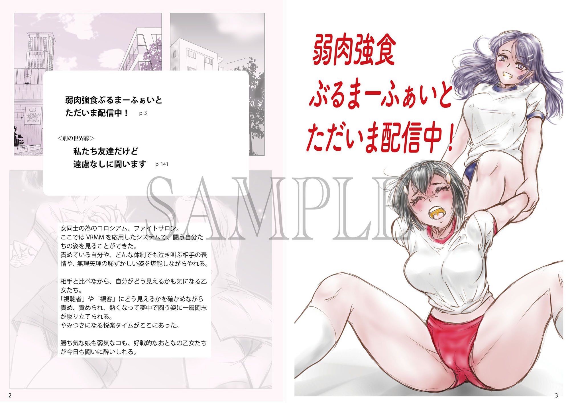 サンプル画像1:萌えレス42  おとなのファイトサロン  ブルマープロレス(Meto) [d_527714]