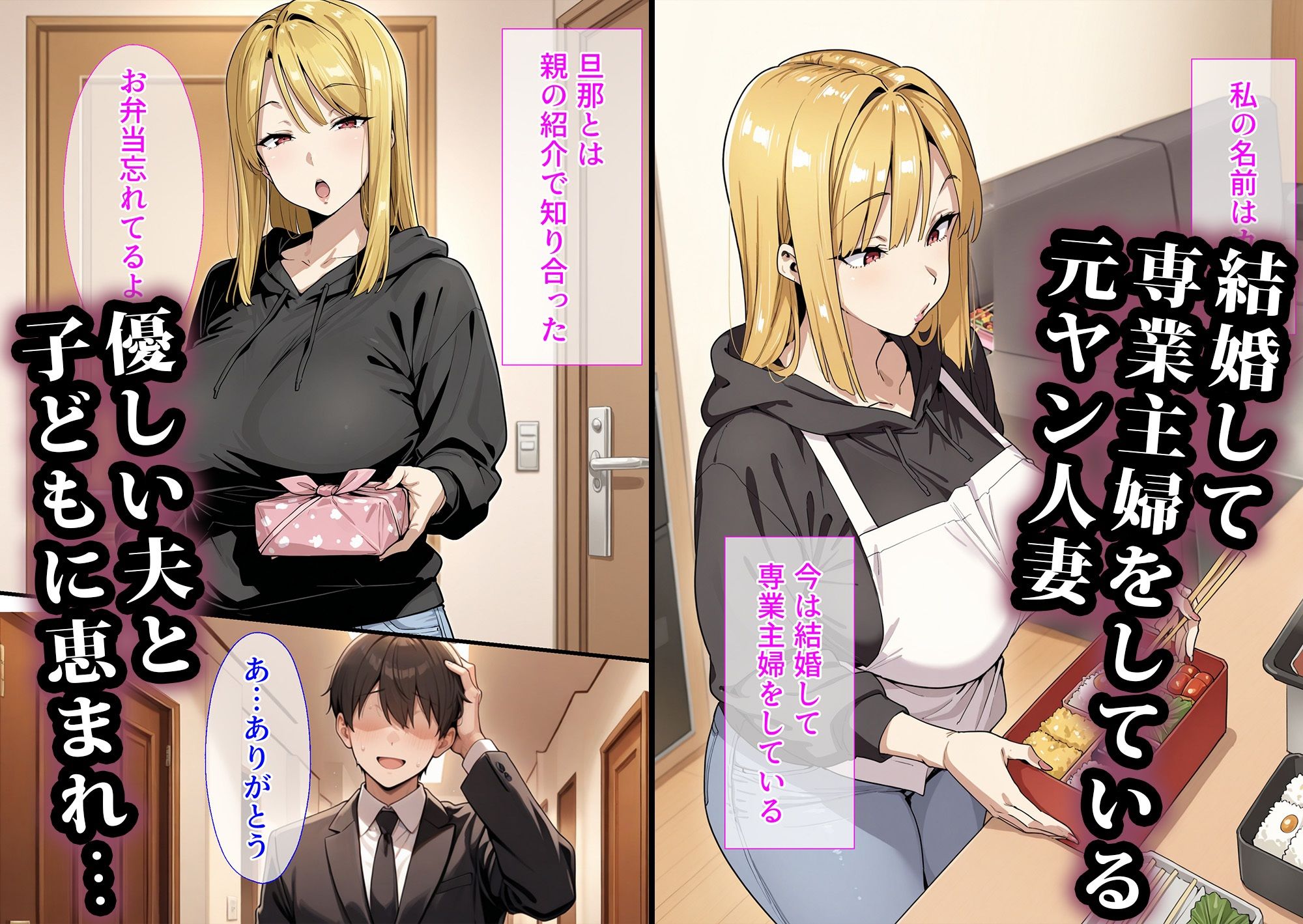 サンプル画像1:元カレに寝取られた話〜元ヤン人妻編(エロエロ天国) [d_527828]