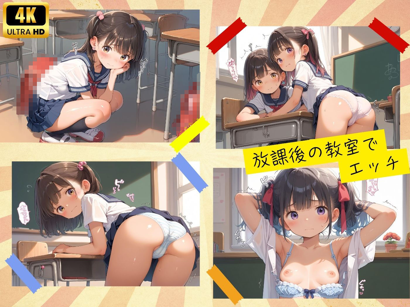 サンプル画像1:絶対に忘れられないあの頃の思い出 〜放課後の教室編〜(キングオブエロ) [d_527947]