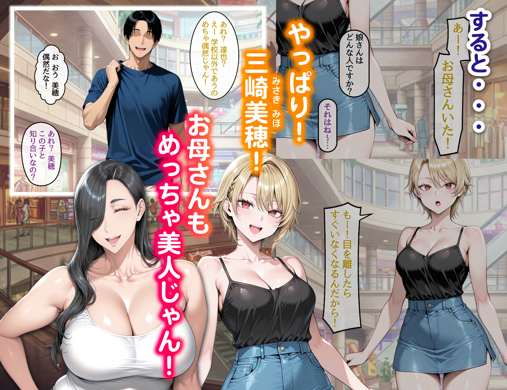 サンプル画像3:どスケベなオバサンが娘の堕とし方を教えてあげる(ハレノヒ) [d_528073]