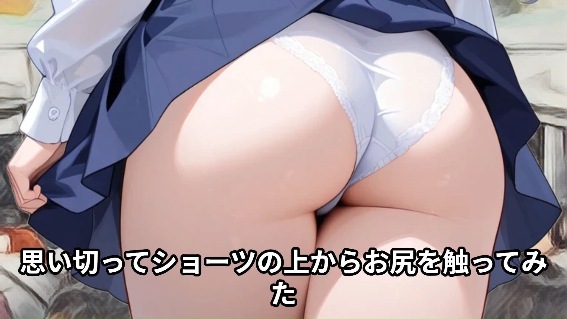 サンプル画像4:【少女痴●体験告白】親友のギャルと会話している清楚なお嬢様女子校生を人身事故で停車中の満員電車で凌●しまくった話(少女痴●体験告白) [d_528130]