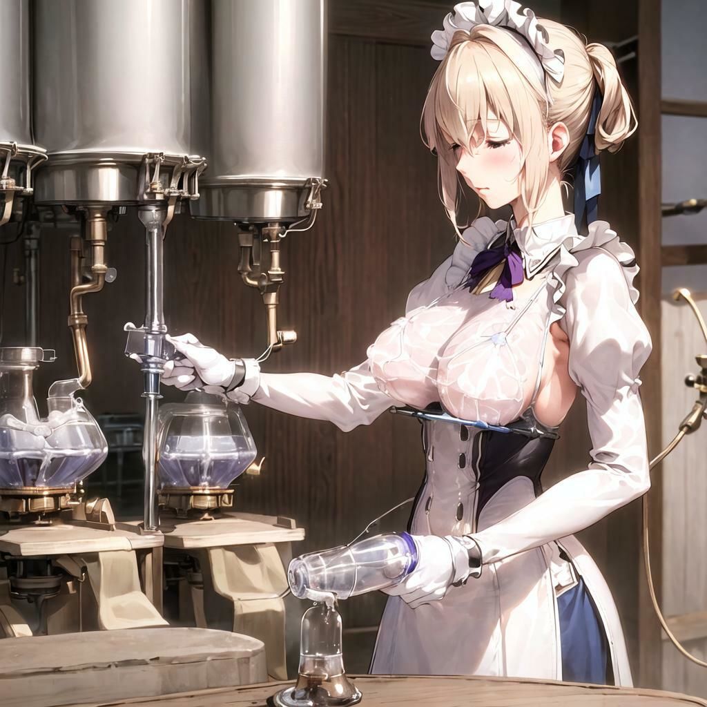 サンプル画像2:キャラフェチ  自動乳搾り人形編(フェチ工房) [d_528216]