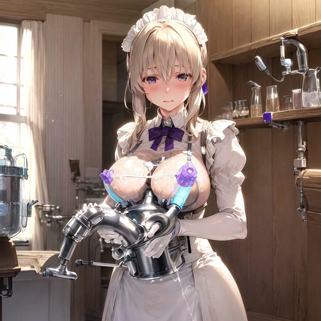 サンプル画像4:キャラフェチ  自動乳搾り人形編(フェチ工房) [d_528216]