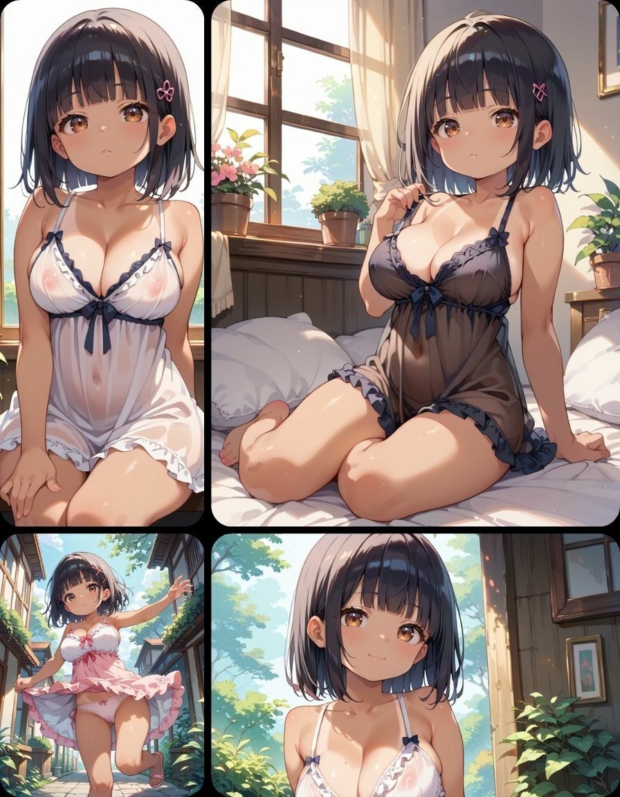 サンプル画像1:巨乳ドールの誘惑 -魅惑のボディライン-(えろかわラボ) [d_528253]