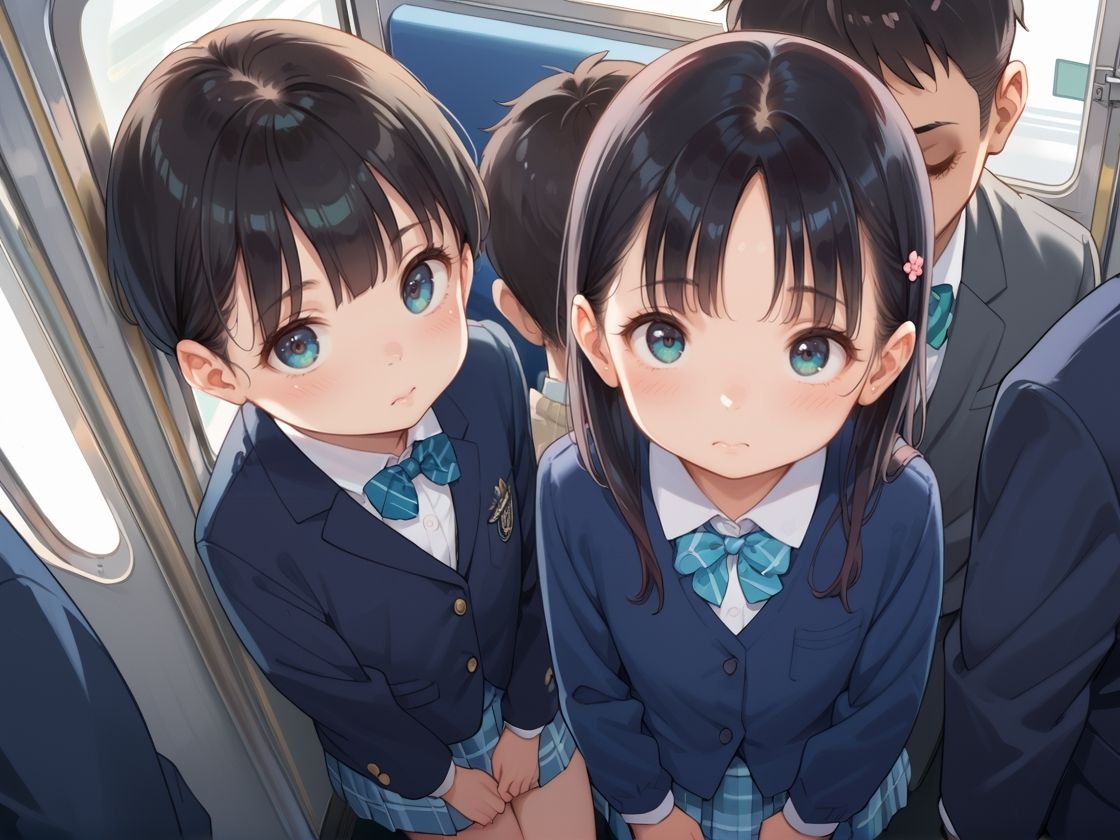 サンプル画像2:女子校生ハメ通学電車 行き先はホテル(まねき猫) [d_528268]