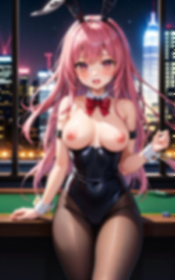 サンプル画像2:エチエチなバニーガール衣装で明るく色仕掛けするカワイイ巨乳美女記録集(えい愛製作委員会) [d_528307]