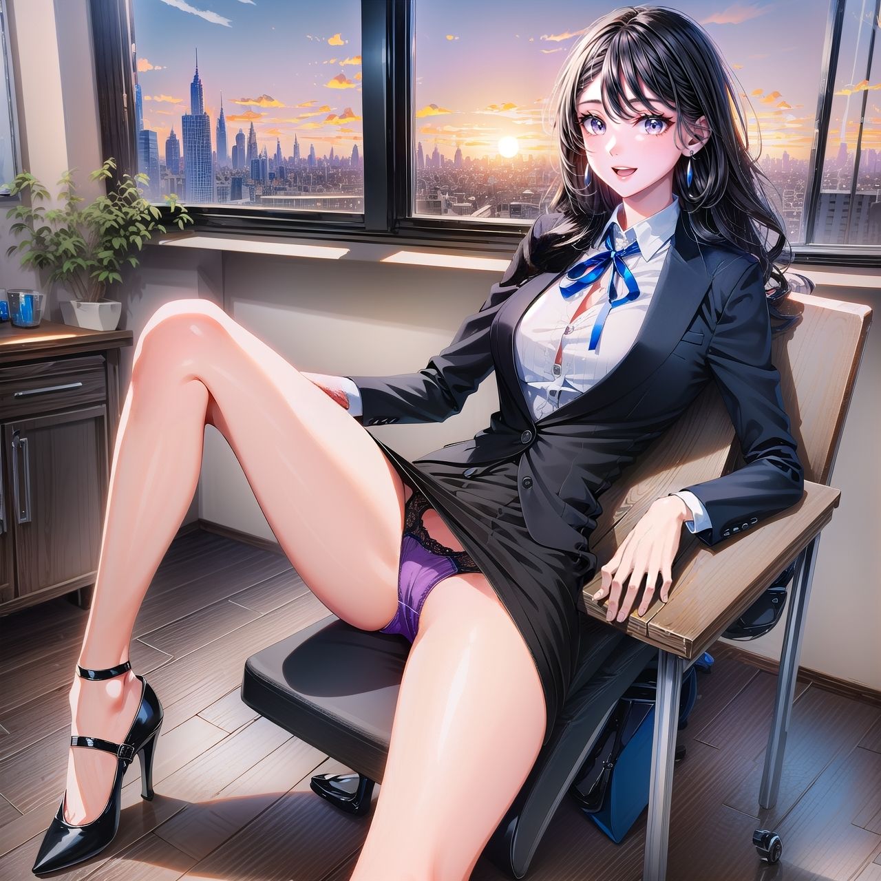 サンプル画像3:秘書課の先輩、マキさんのお仕事は恥辱にまみれた夜のお仕事_SEXオナニーその他編(dempa-ero) [d_528347]