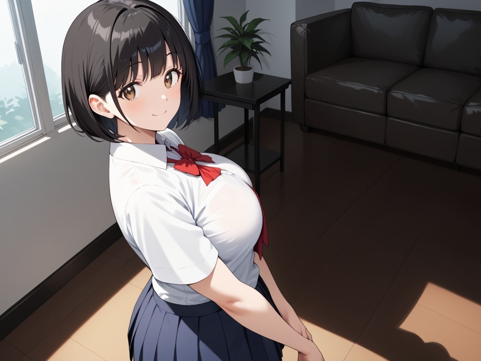 サンプル画像1:内気な幼馴染がエロビッチ化？！濡れトロ中出しセックス(そいやっさ) [d_528419]