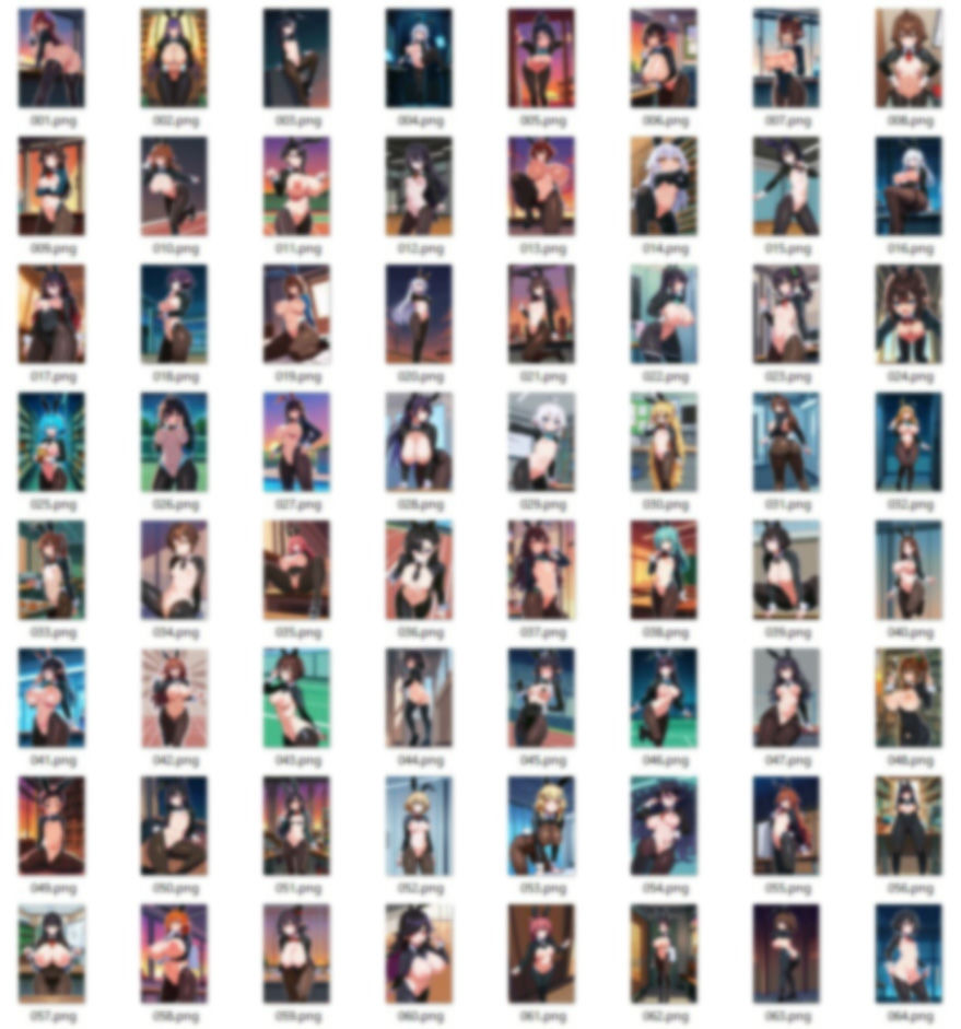 サンプル画像1:【ノーモザイク】逆バニー【ドットエロ】(ドット絵ラボ) [d_528484]