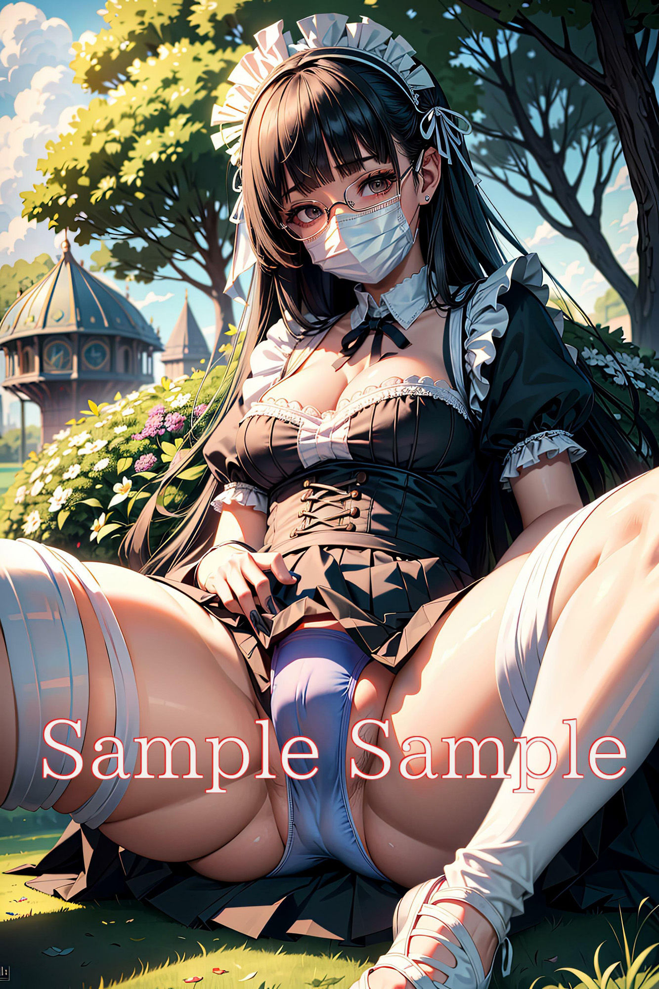 サンプル画像5:ふたなり地雷系女子もっこりパンモロ(味噌ごぼう) [d_528498]