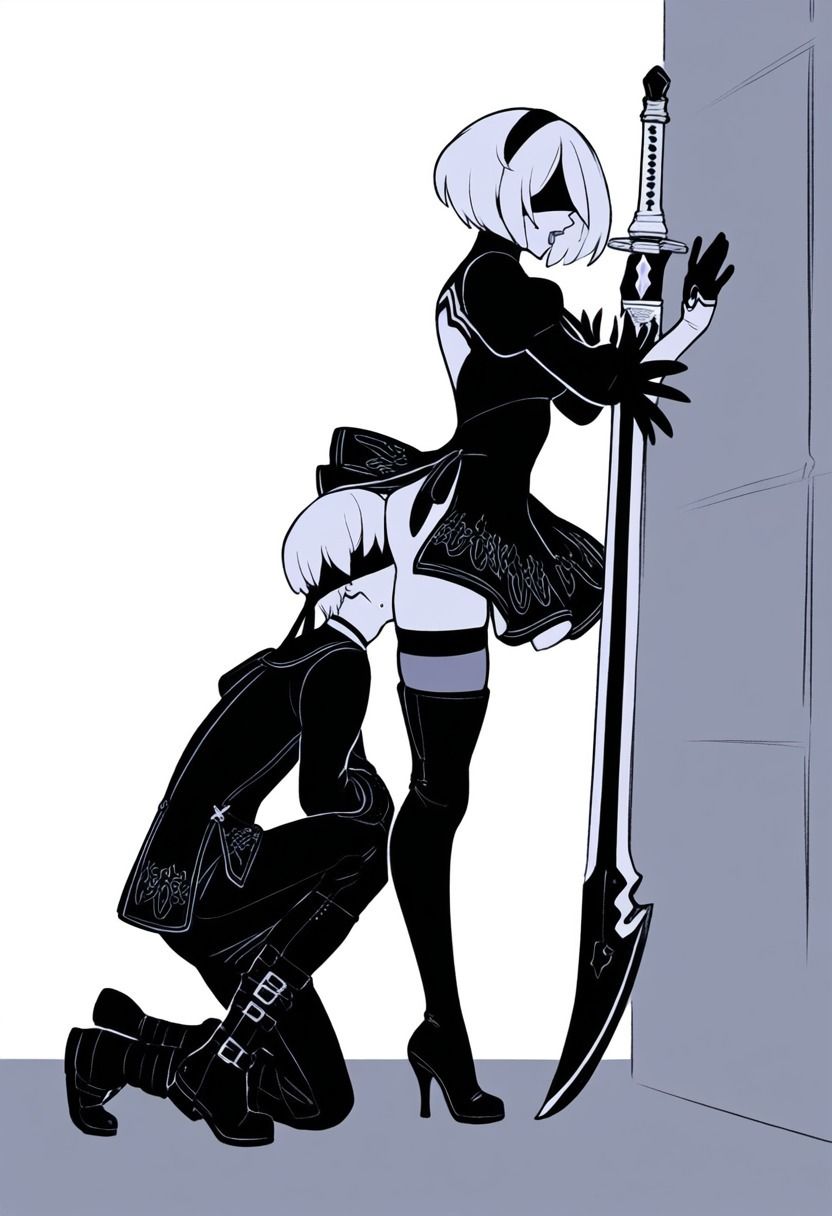 サンプル画像3:銀髪目隠し人形様を物理的に孕ませる(潮吹きジョニー) [d_528520]