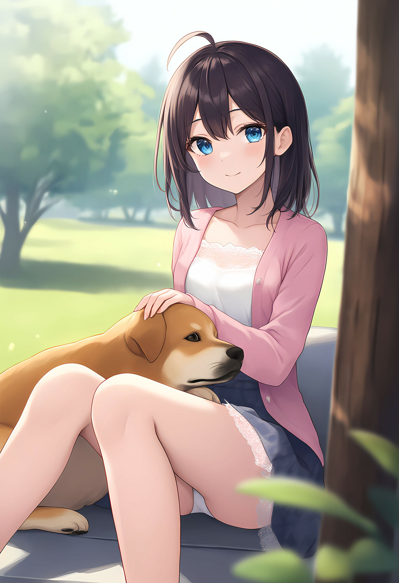 サンプル画像2:ワンコの視線 〜見上げた先の誘惑〜(オカム) [d_528629]