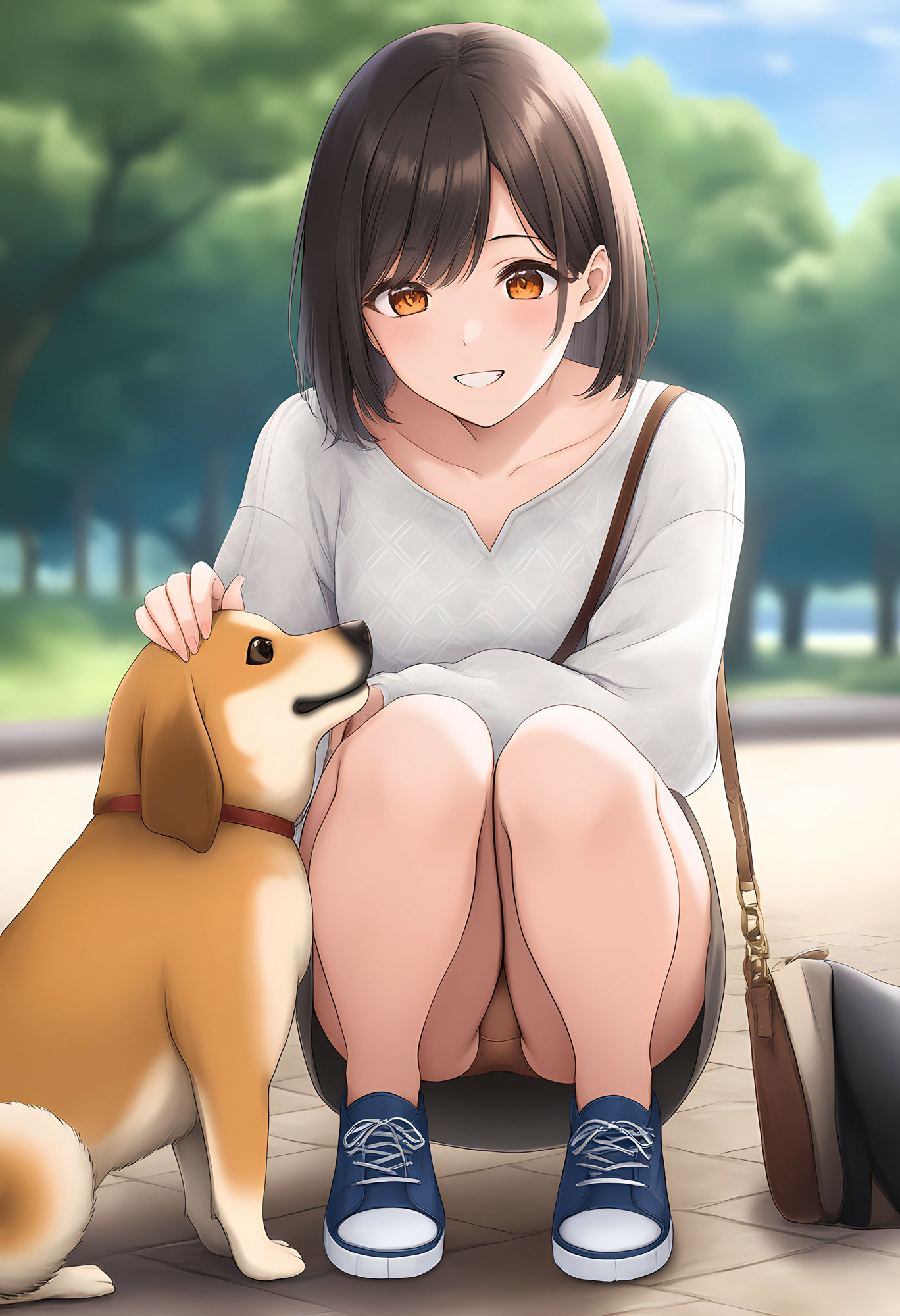 サンプル画像3:ワンコの視線 〜見上げた先の誘惑〜(オカム) [d_528629]