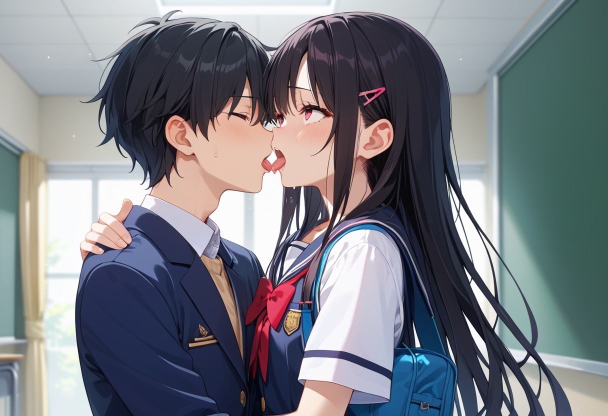 サンプル画像2:教え子に誘惑されてから始まった女子校生との禁断関係(ハーレムナイト) [d_528658]