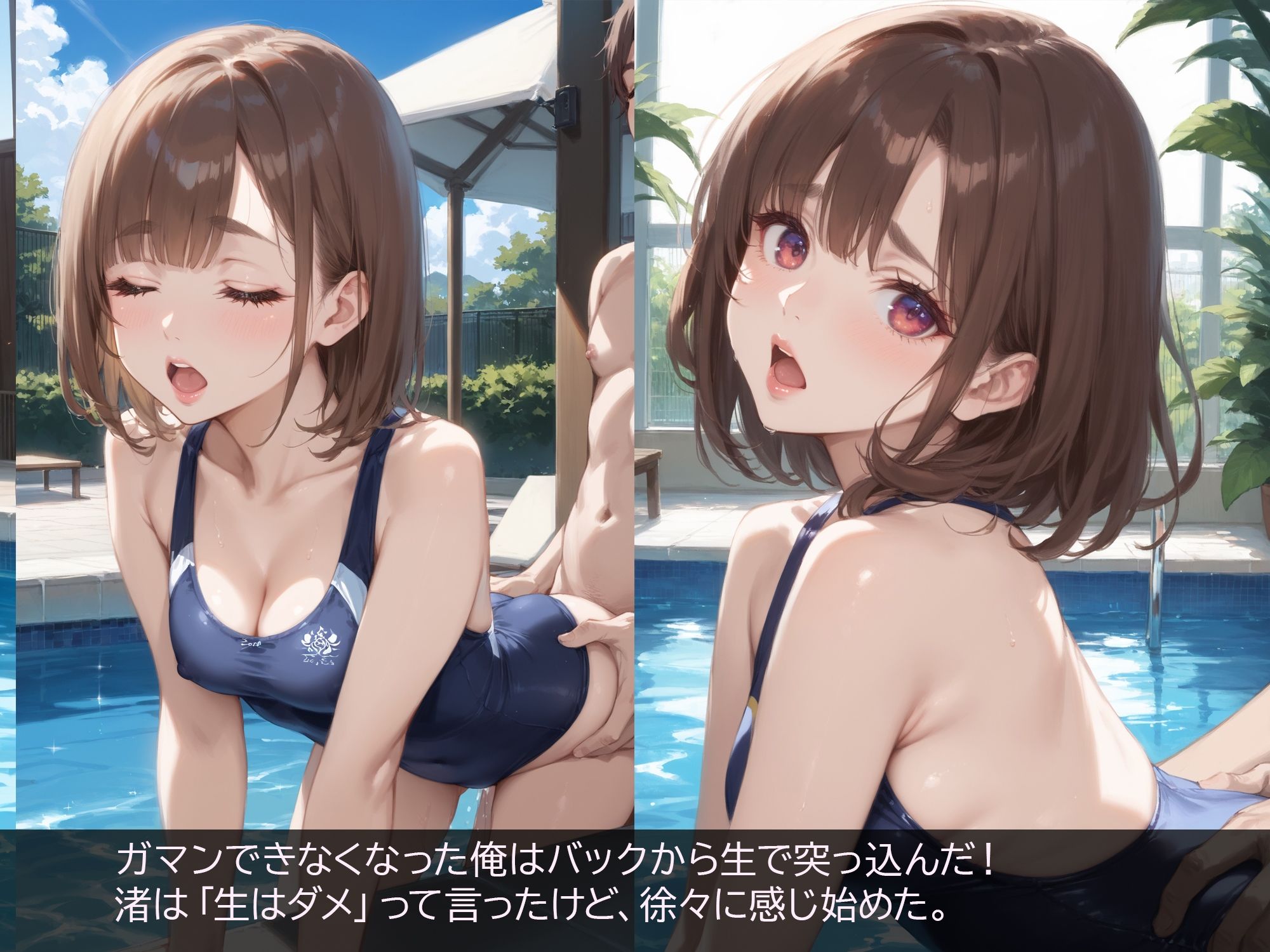 サンプル画像5:水泳部の学校でモテモテ人気の後輩と無理やり何回も生〇出し！！(すけラボ) [d_528665]