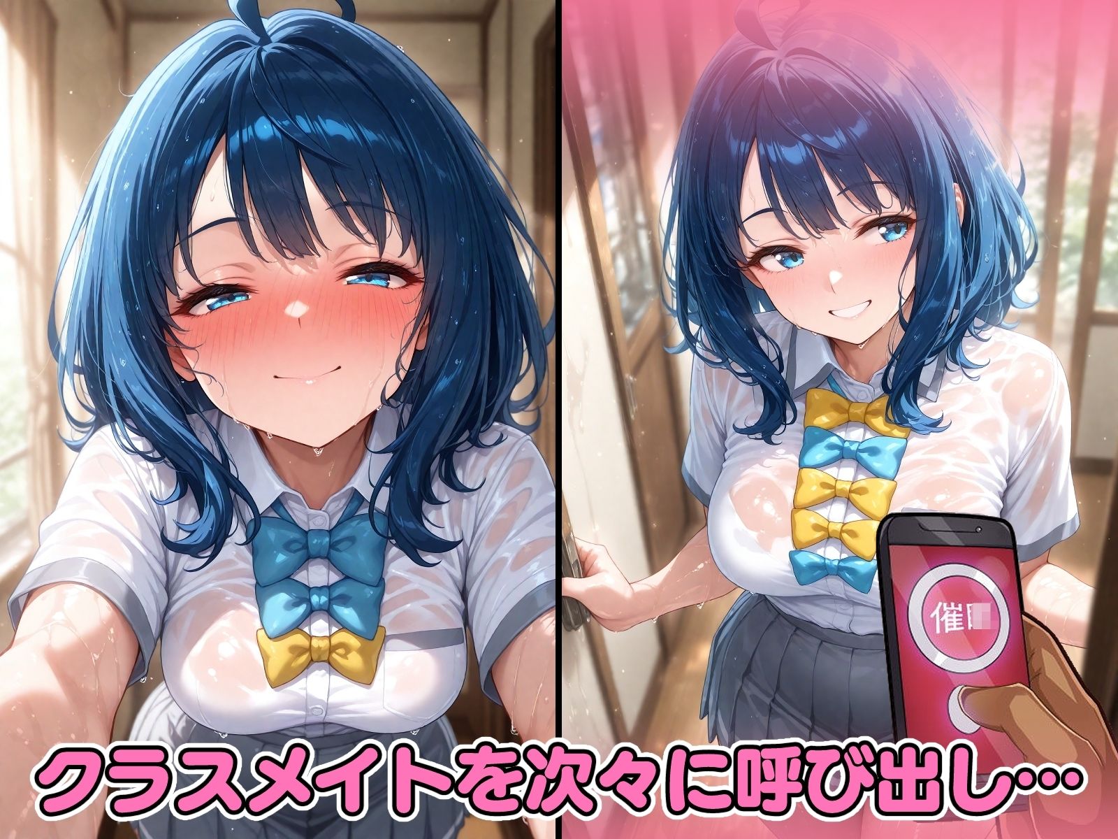 サンプル画像1:催◯アプリで完全支配 負けヒロイン達をぬるぬる孕ませックス 八〇見杏菜 焼〇檸檬 小〇知花(ちゅーにゃん) [d_528716]