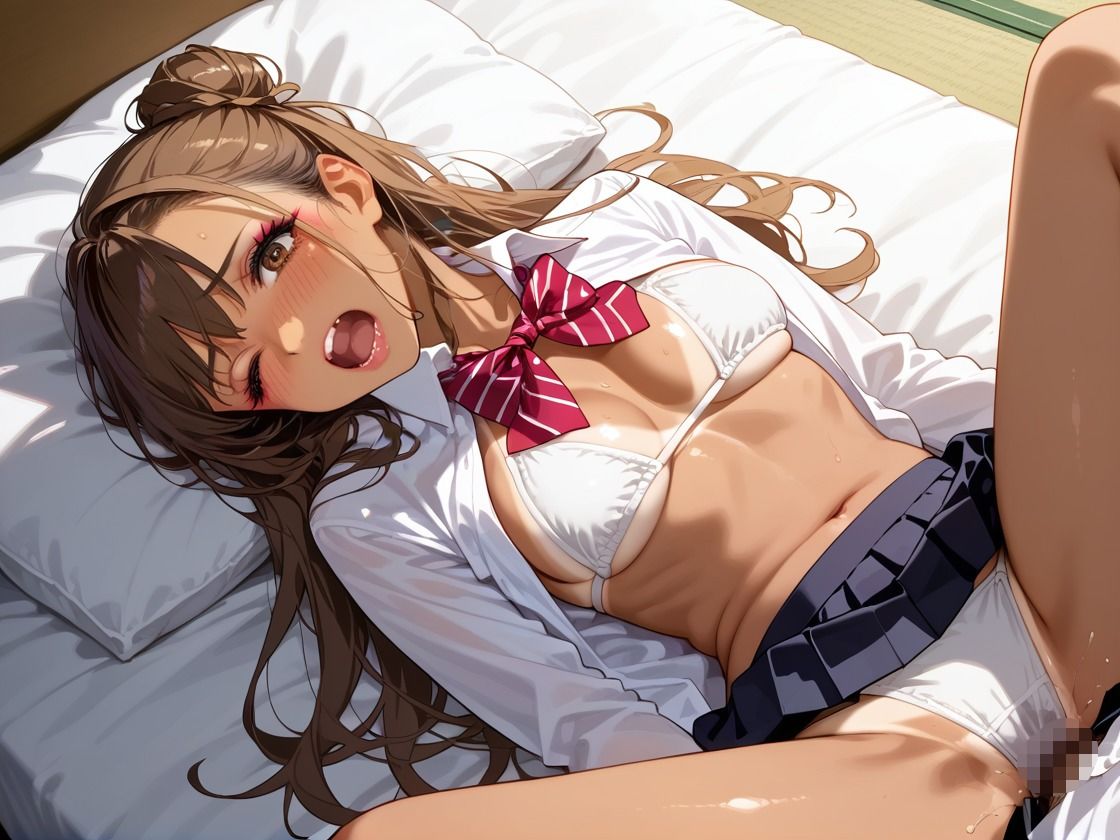 サンプル画像2:性交学園 美乳黒ギャル(にじのたまてばこ) [d_528719]