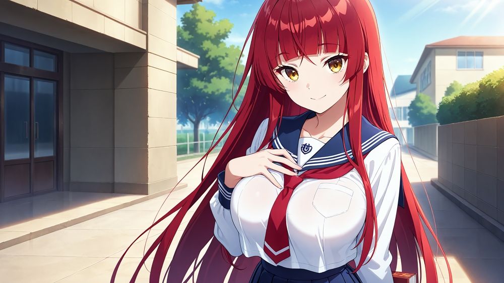 サンプル画像2:赤髪＆白髪の巨乳水泳部員を新任コーチが支配交尾【4K】【FANZA専売】(ニート印刷所) [d_528767]