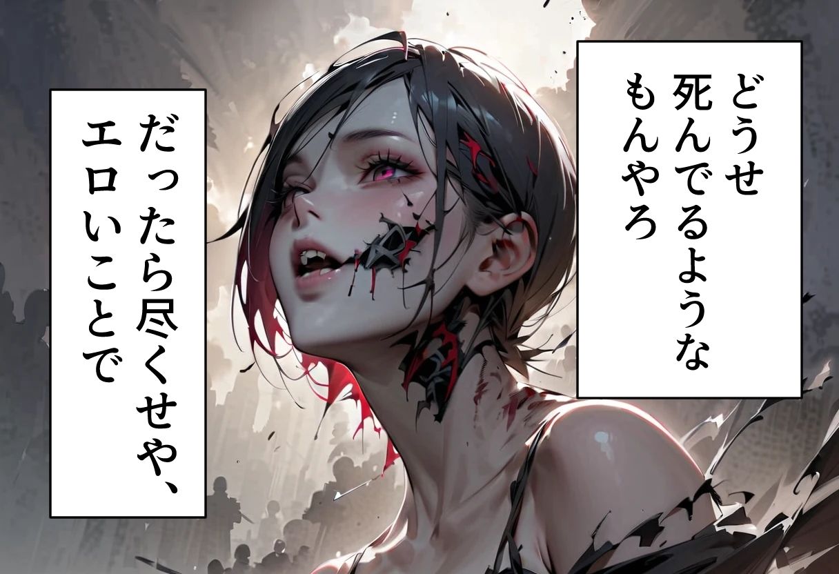 サンプル画像2:足刈がイク！  ゾンビ・パイズリ編(コーンパン) [d_528779]