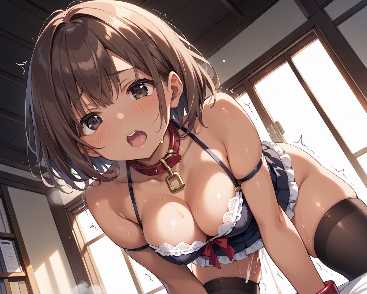 サンプル画像4:女子校性活中出し種付け〜服従羞恥プレイ〜(手作り豆乳ヨーグルト) [d_528790]