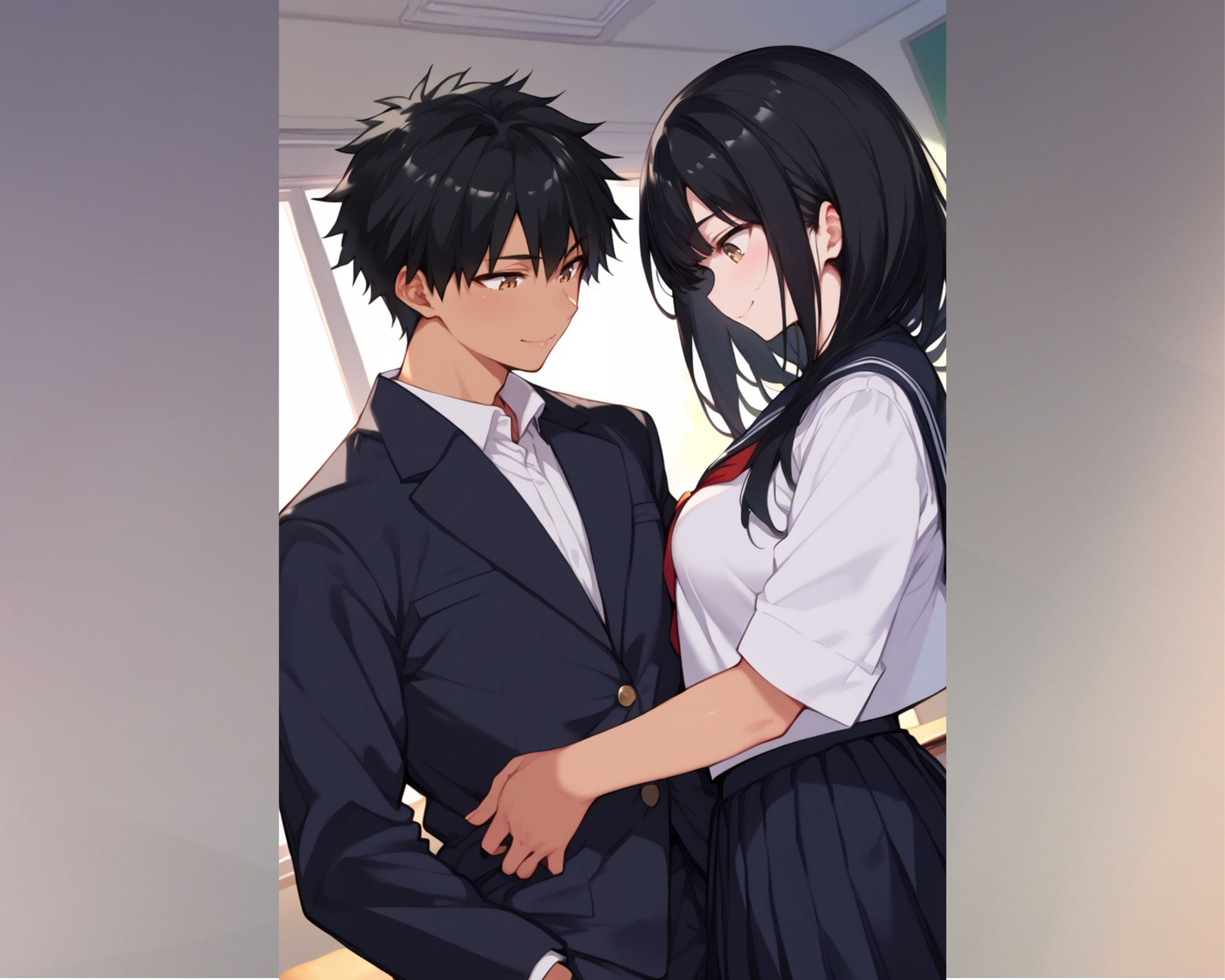 サンプル画像3:好きだった幼馴染みが色黒先輩に染まっていく(あかさ太郎) [d_528874]