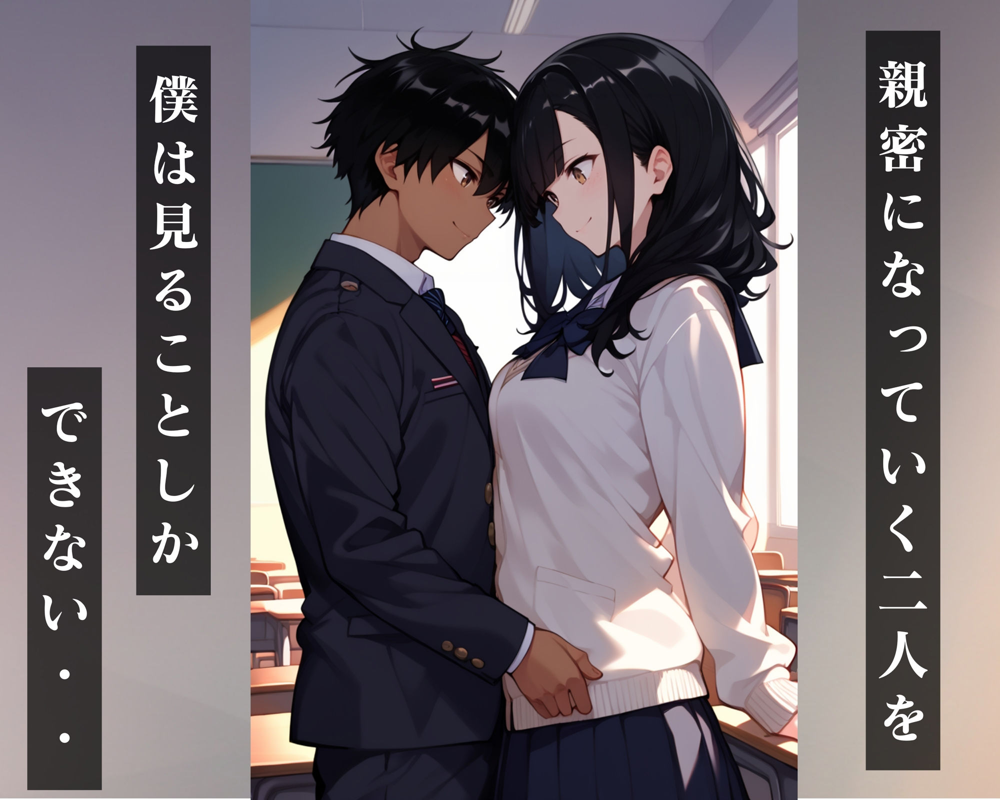 サンプル画像4:好きだった幼馴染みが色黒先輩に染まっていく(あかさ太郎) [d_528874]