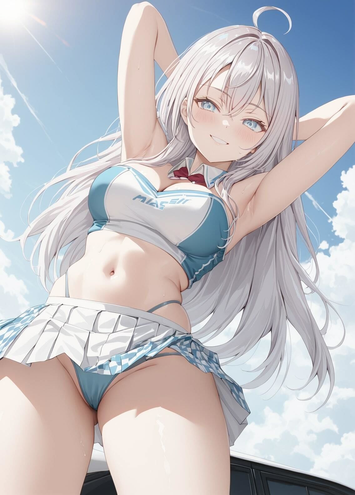 サンプル画像4:「時々ボソッとロシア語でデレる隣のアーリャさん」アリサ・ミハイロヴナ・九条セクシー写真集6（全500枚）(人の海) [d_528981]