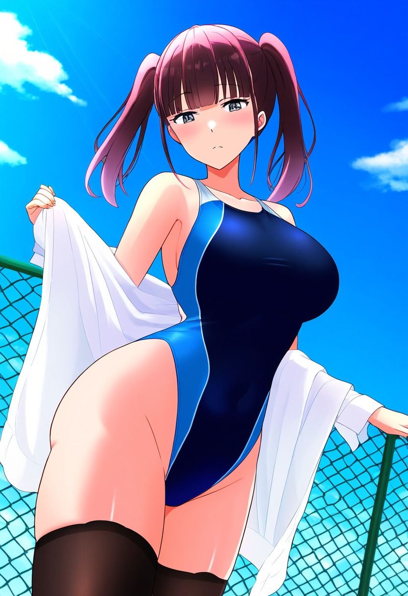 サンプル画像2:ふたなりスク水華麗に射精(潮吹きジョニー) [d_529007]