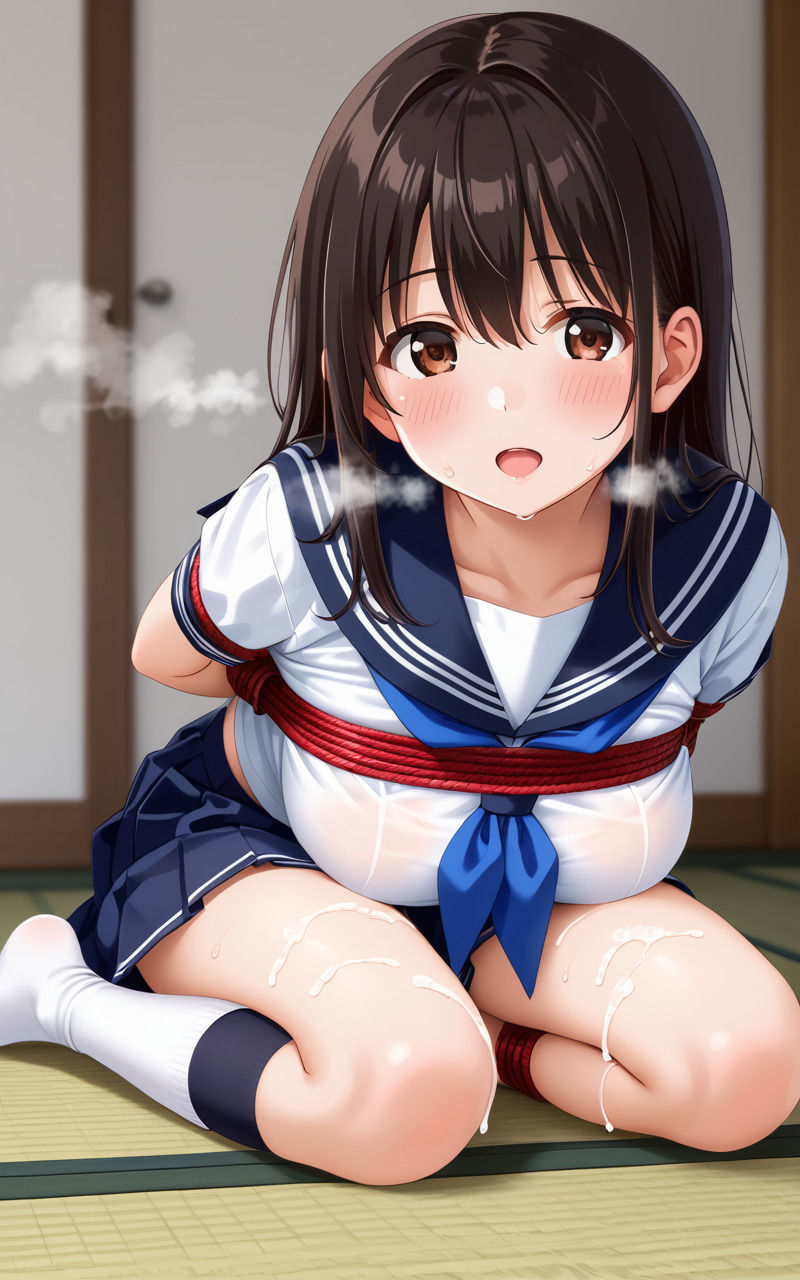 サンプル画像2:委員長は縛られたい〜清楚に見えて実はドMで責められたい(かれんの欲望) [d_529068]