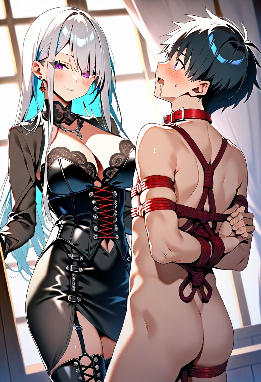 サンプル画像2:女王様と舐め犬_vol.2(wood man) [d_529111]