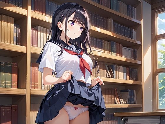 サンプル画像4:種付け学園 清楚な図書委員と官能的な時間(マジカルきなこ) [d_529130]