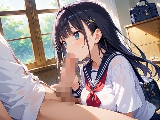 種付け学園 清楚な図書委員と官能的な時間のサンプル画像 6