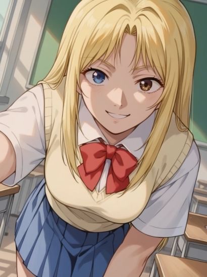 サンプル画像1:GTOの神崎麗美から送られてきた自撮り写真(自撮りサークル  イカスミ工房) [d_529153]