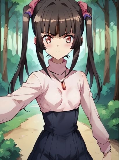 サンプル画像1:戦姫絶唱シンフォギアの月読調から送られてきた自撮り写真(自撮りサークル  イカスミ工房) [d_529167]