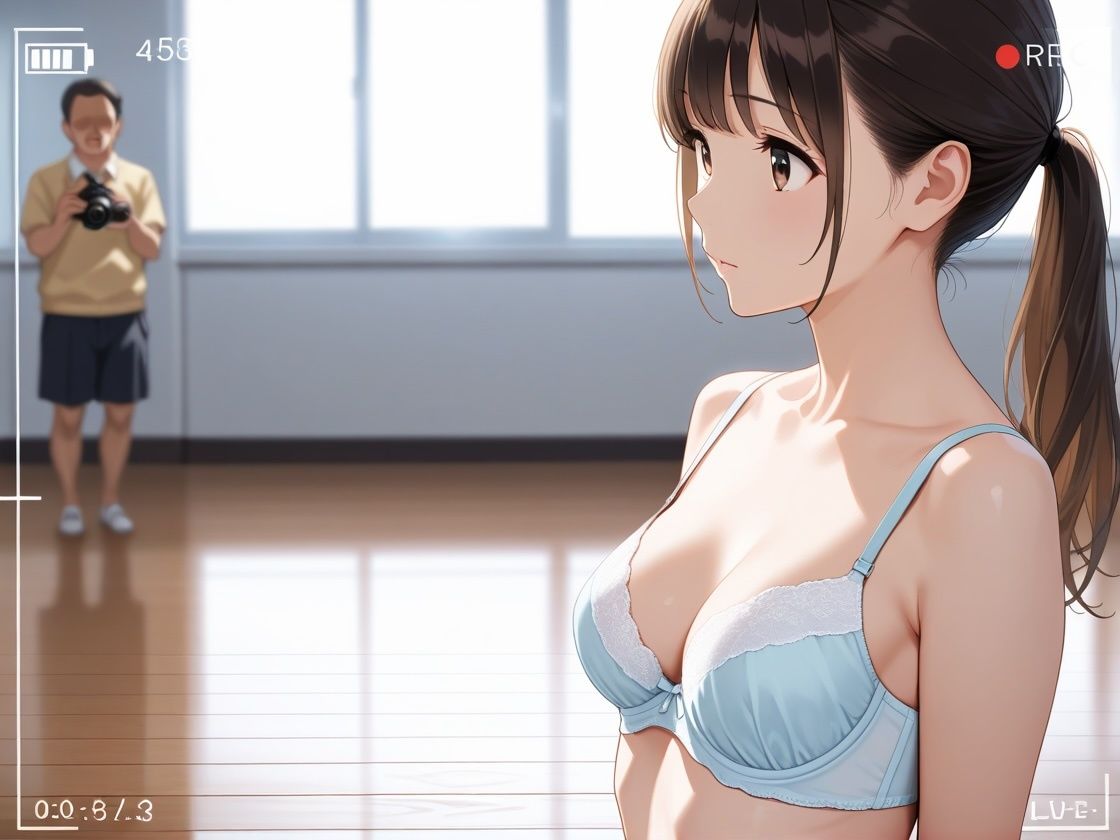 サンプル画像2:校長に狙われ膣出しされ、孕んだら卒業できる話(生はむ少女) [d_529174]