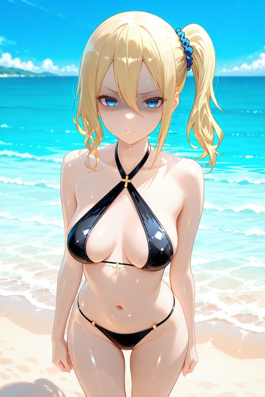 サンプル画像1:嫌悪早坂 水着編(カリホルニウム) [d_529555]