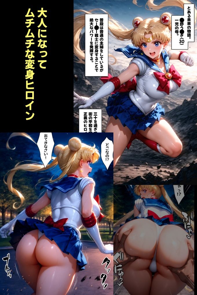 サンプル画像1:大人の変身ヒロイン催●敗北妊娠END・セーラー服の戦士出産地獄(あかめ・てい) [d_529759]