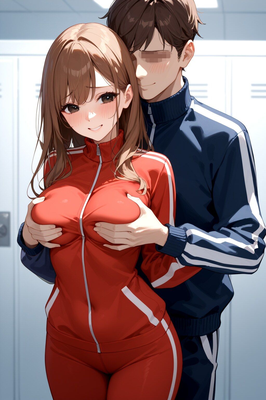 サンプル画像1:練習後のご褒美に性欲処理してくれる運動部マネージャー(ゆさゆさわーくす@いらすと) [d_529848]