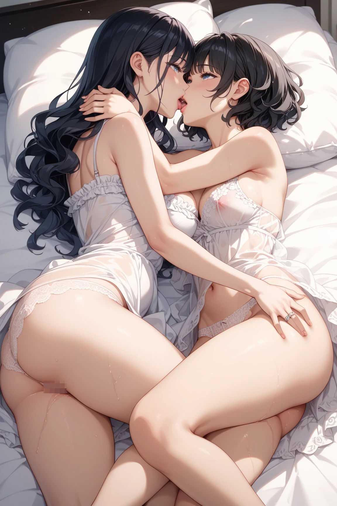 サンプル画像4:甘くて危険な二人  美少女レズVOL9(きれいなAIお姉さん) [d_529874]