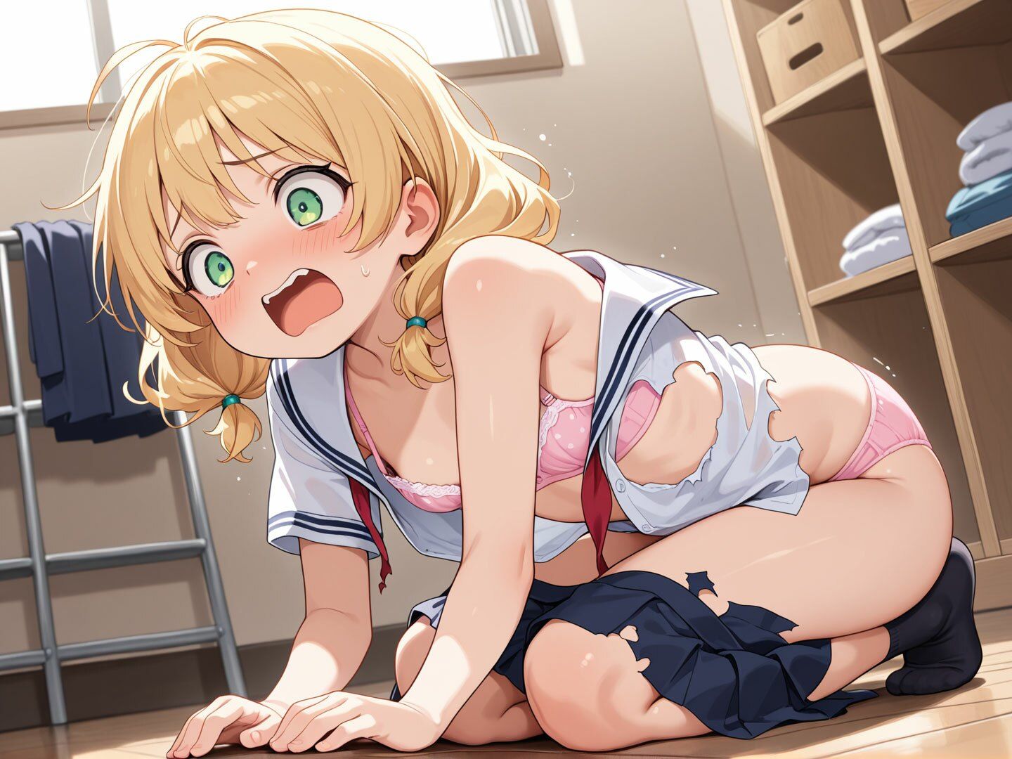 サンプル画像2:先輩に全裸で土下座謝罪する部活女子(ティッシュのご用意を) [d_530010]