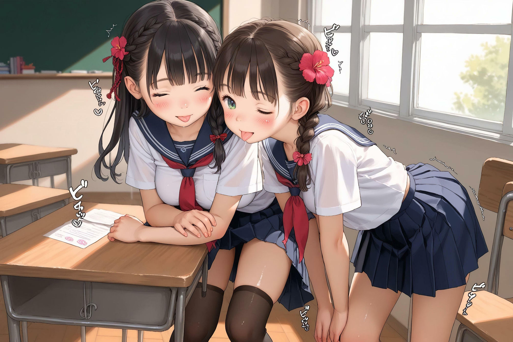 サンプル画像4:ロリ巨乳放課後の教室で中出し三昧（制服編）(ロリロリ工房) [d_530089]